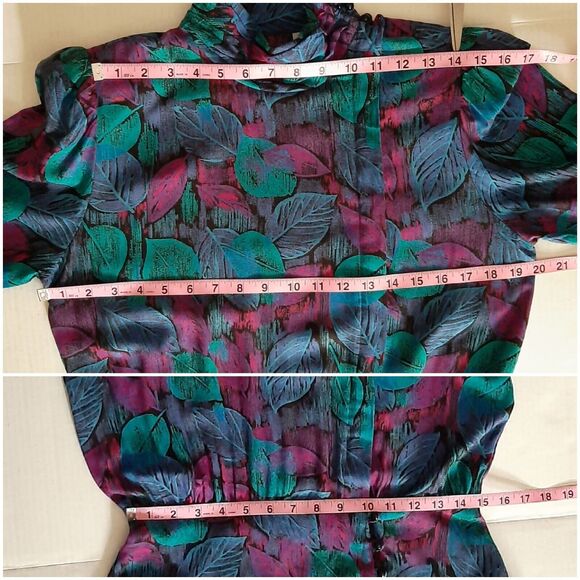 Vintage Patty O'Neil by Monique Robidoux Secretary Midi Dress Size 10 - Picture 8 of 12